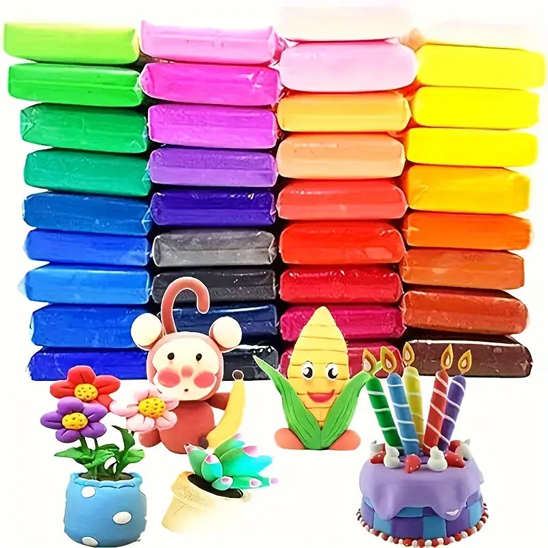 24-Pack: Colored Air Dry Clay Buy Cheap 2025 Newest