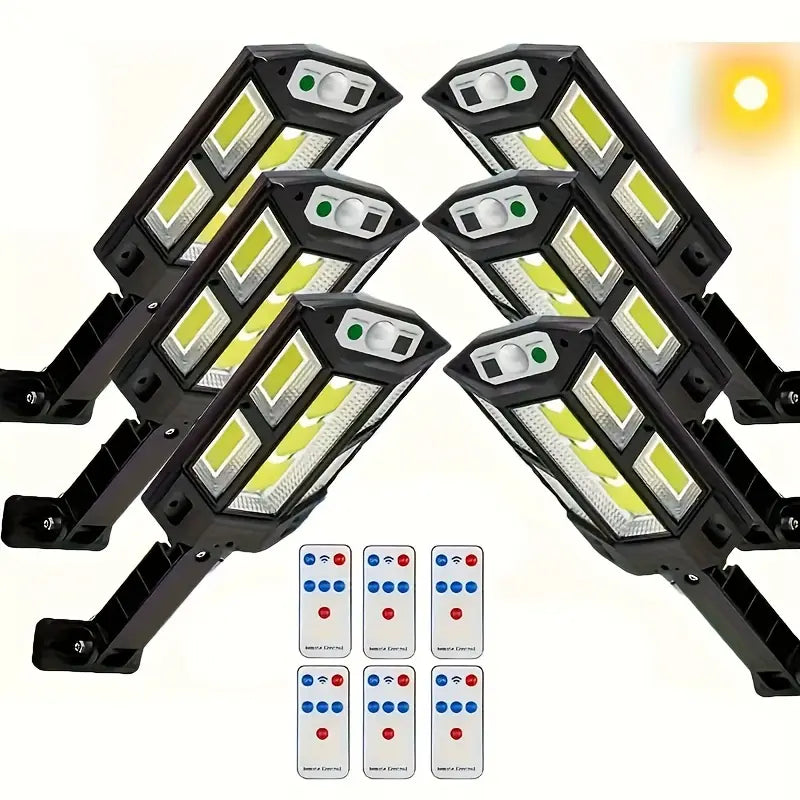 6-Pack: Solar Powered Motion Sensor Outdoor Garden Light with 108 COB LED Lights Discount Pay With Visa