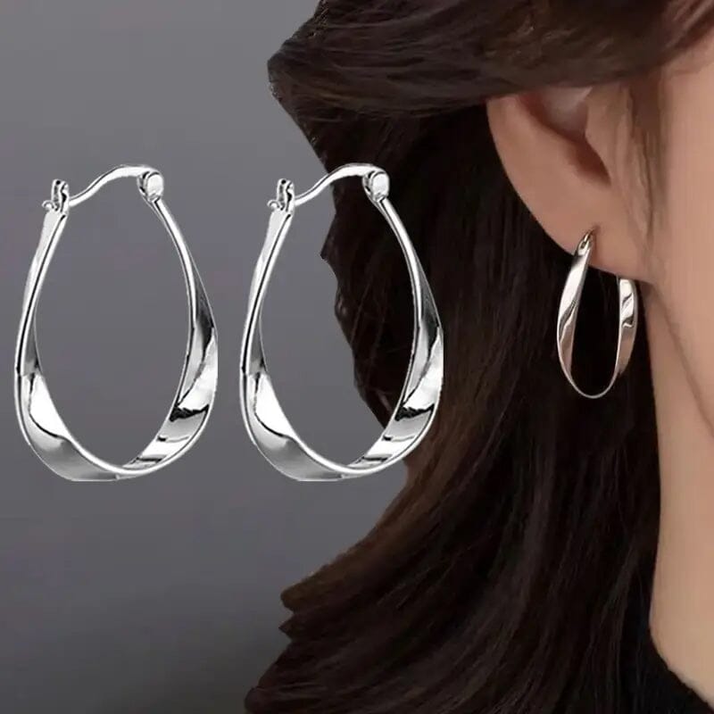 925 Silver Hypoallergenic Elegant Retro Style Earrings Cheap Explore