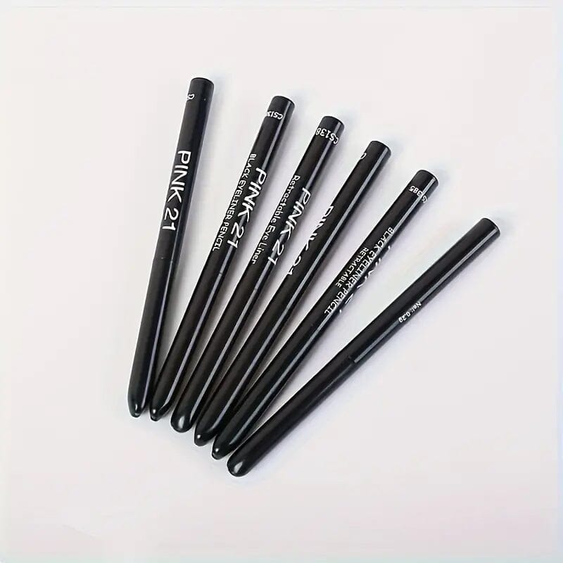 5-Pack: Waterproof and Sweat-Proof Black Eyeliner Pencil Marketable Online