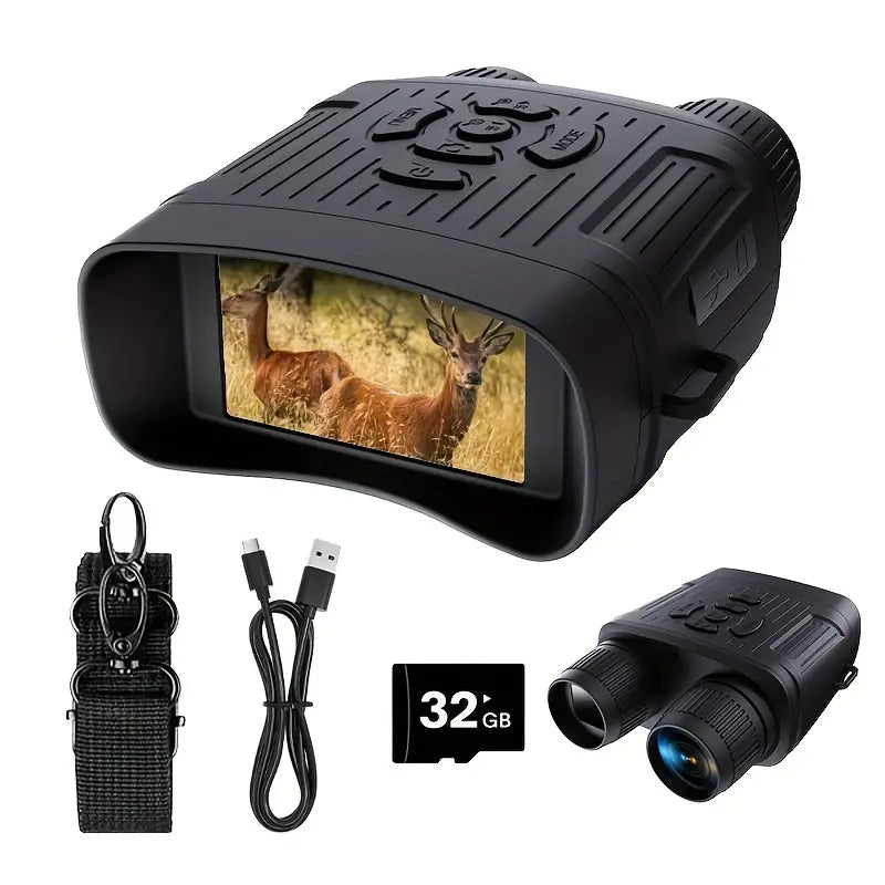 Rechargeable Infrared Night Vision Goggles 10X Digital Zoom with 3'' Screen For Sale Cheap Pice