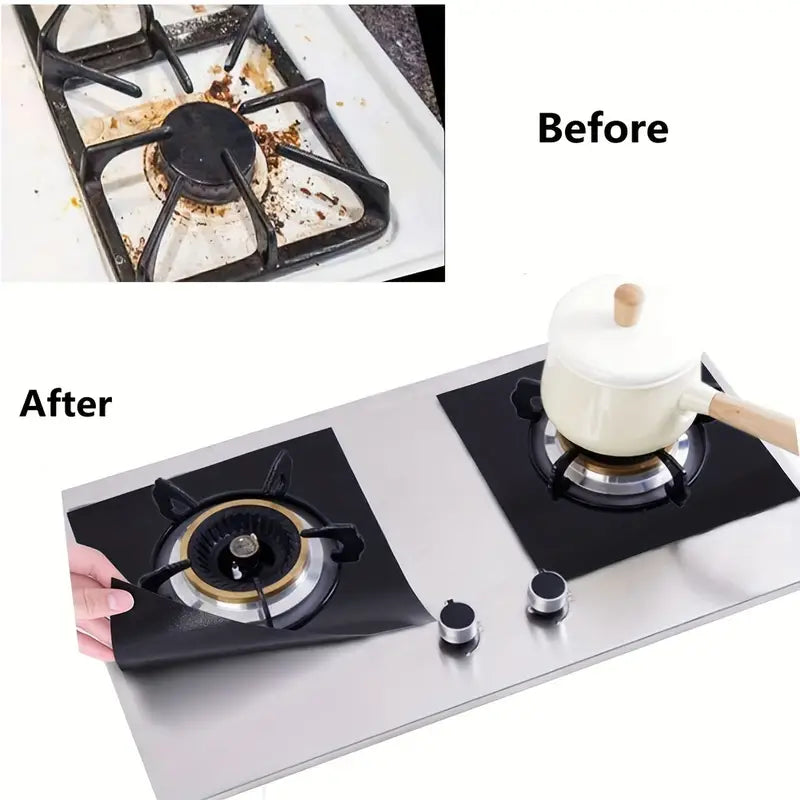 4-Pack: Gas Stove Burner Covers - Reusable Non-Stick PVC Stovetop Protector Liners Cheap Sale With Credit Card