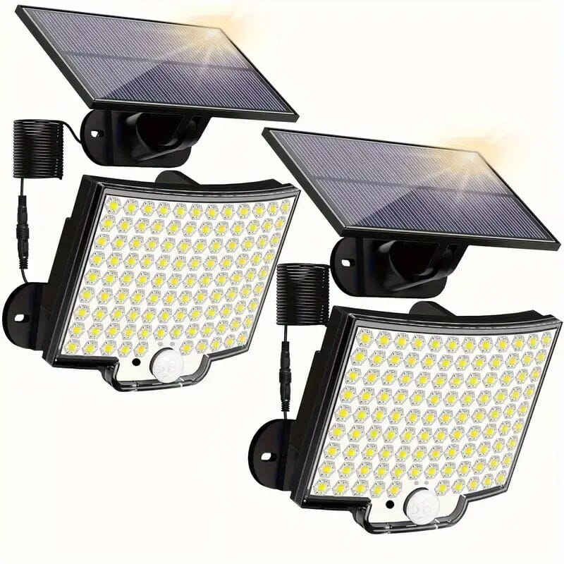 2-Pieces: 106 LED Solar Security Outdooor Lights Release Dates Authentic