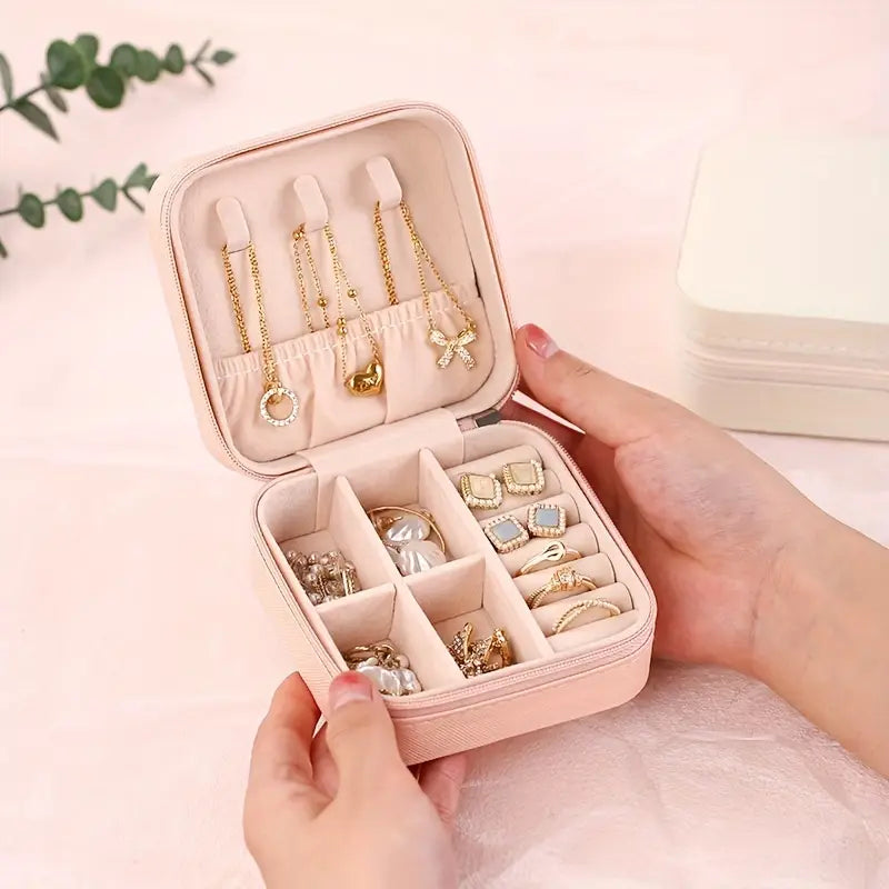 Travel-Friendly Jewelry Organizer - PU Leather Compact Jewelry Box Buy Cheap Many Kinds Of