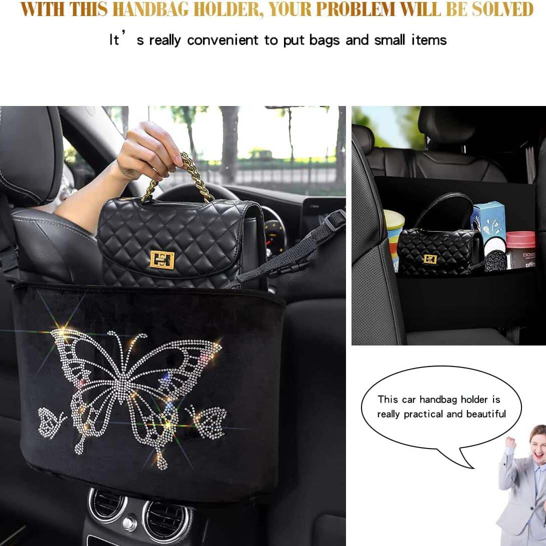 Car Net Backseat Pocket Handbag Holder and Organizer Between Seats Clearance Wholesale Pice