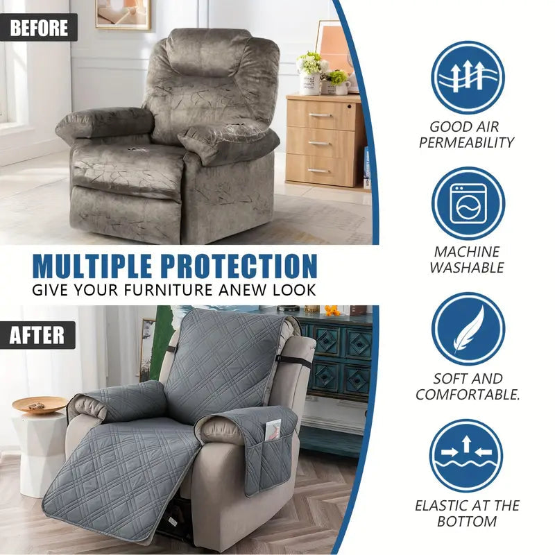 Non Slip Recliner Chair Cover, Washable Reclining Chair/Furniture Protector Fashionable Cheap Online