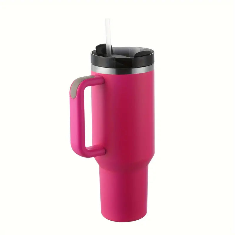 Tumbler with Handle And Straw Lid, Leak-proof Travel 40oz Coffee Mug Free Shipping Huge Surprise