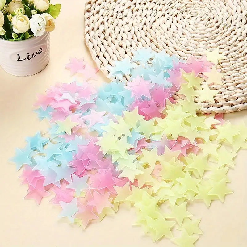 175-Pieces: Reusable Glow-in-the-Dark Star Wall Stickers with Shimmery Finish Outlet Reliable