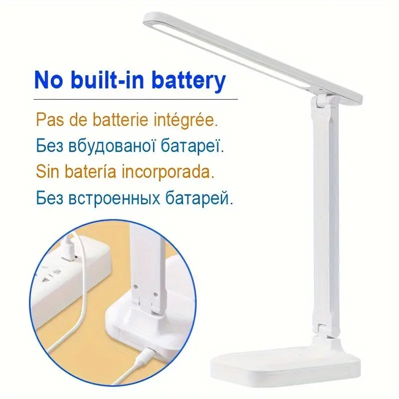 Adjustable LED Desk Lamp with Touch Control, Eye-Care Technology, USB Powered Largest Supplier For Sale