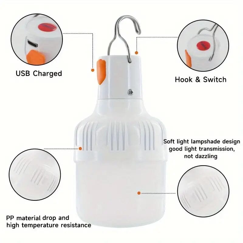 USB Rechargeable Outdoor Bulb Light Shop Offer Cheap Online