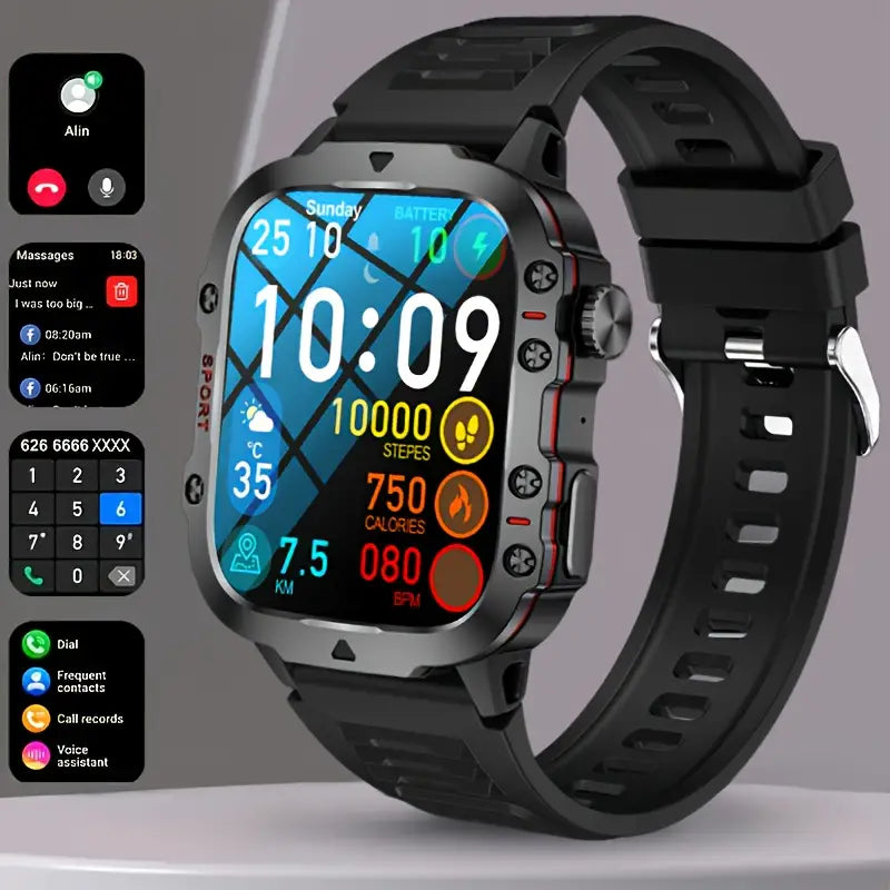 Wireless Talk Fitness AI Voice Outdoor 100+ Sports Mode Outdoor Smart Watch Free Shipping Cheap Online