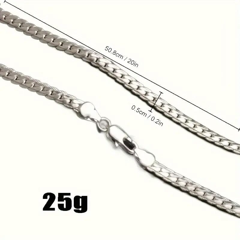 20-Inch 925 Sterling Silver Chain Outlet For Nice