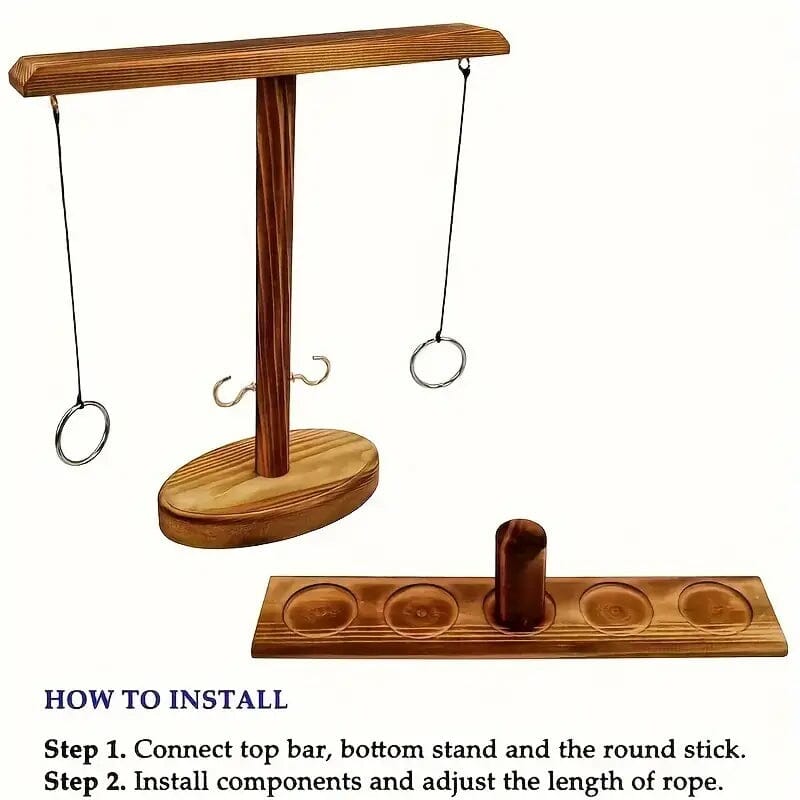 Ultimate Wooden Ring Toss Hook and Ring Indoor Combat Game Cheap Sale 2025