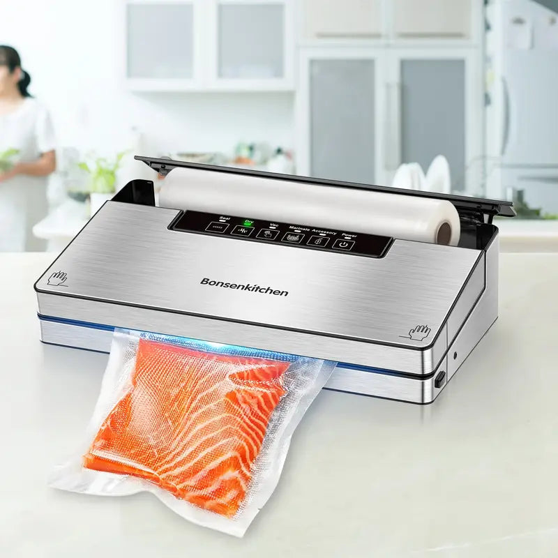 Stainless Steel Food Vacuum Sealer with Built-in Cutter Recommend Cheap Pice