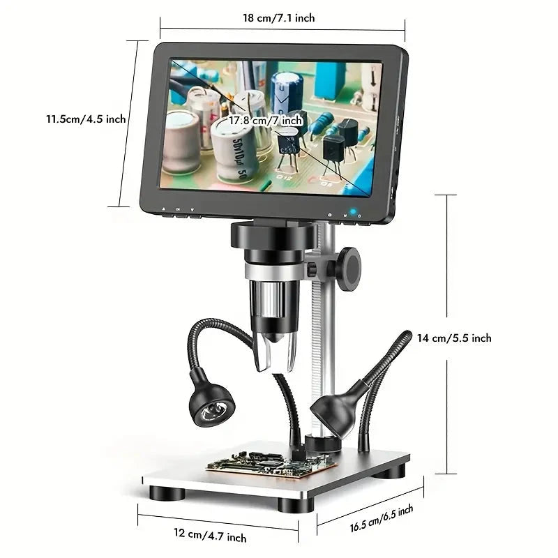 12MP Ultra-Precise Focusing Soldering Microscope Clearance Cost