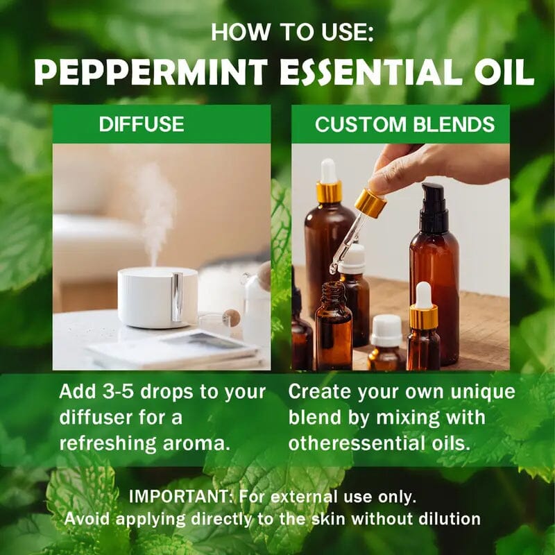 2-Pack: Peppermint Premium Quality Essential Oil Nicekicks Online