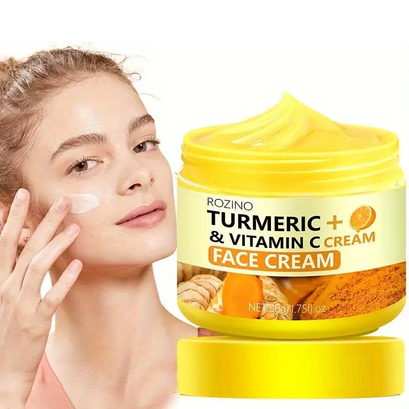 50g/1.75 Oz Turmeric + Vitamin C Face Cream with Hyaluronic Acid Ebay Cheap Pice