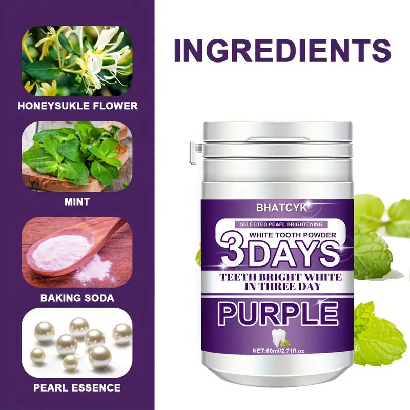 Purple Teeth Cleaning Powder Release Dates Sale Online