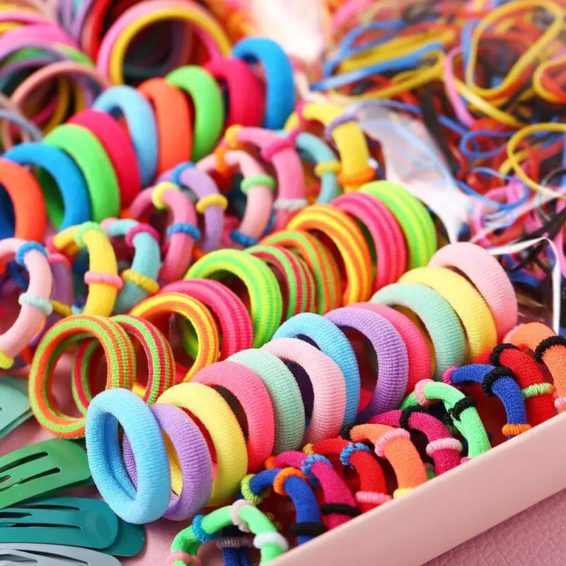 1000-Piece Set: Colorful Hair Ties Set Hair Scrunchies for Women Free Shipping New Styles