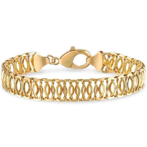 18K Gold Chunky Chain Anklet 10 Free Shipping High Quality