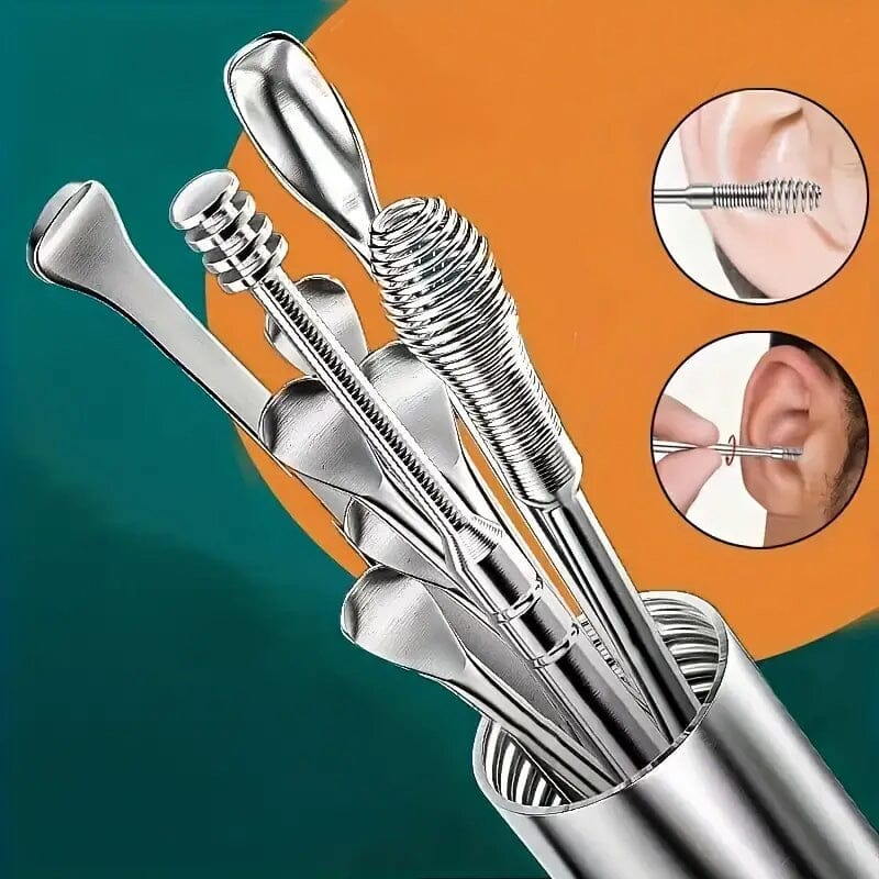 10-Pieces: Stainless Steel Ear Wax Removal Tool Set Fast Delivery Cheap Online