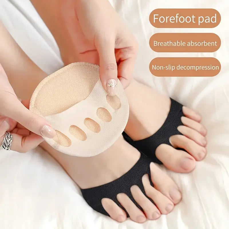 2-Pairs: Invisible Socks Spherical Footrest Sale Best Wholesale