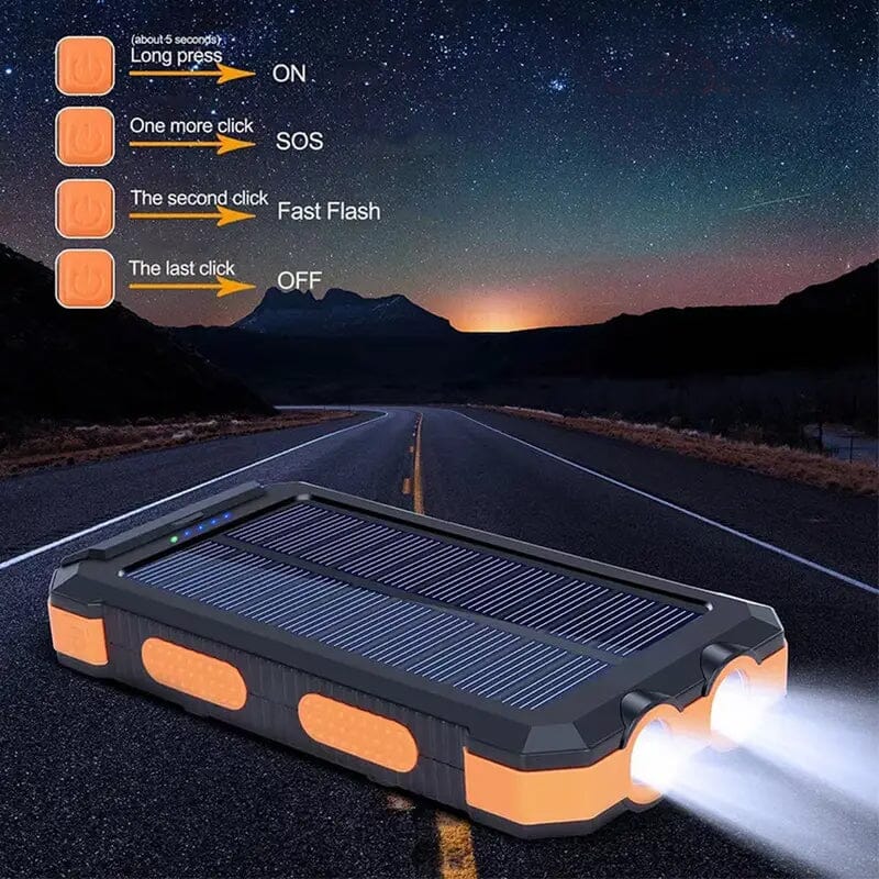 10000mAh Solar Power Bank with Flashlight Cheap Best Seller