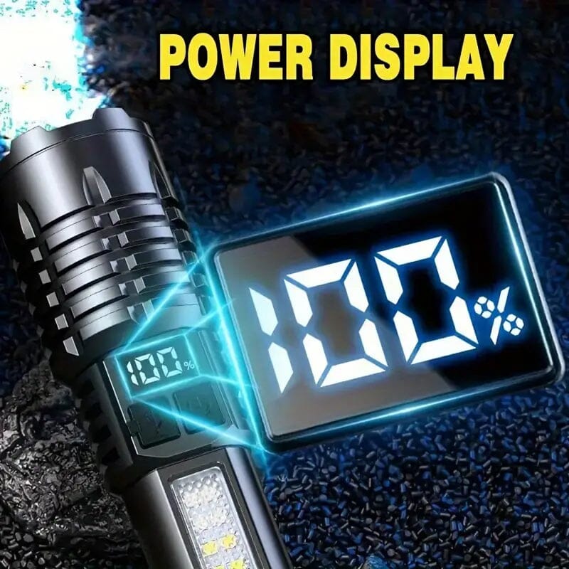 High Lumens Rechargeable LED Flashlights with Built In Battery Sale Best