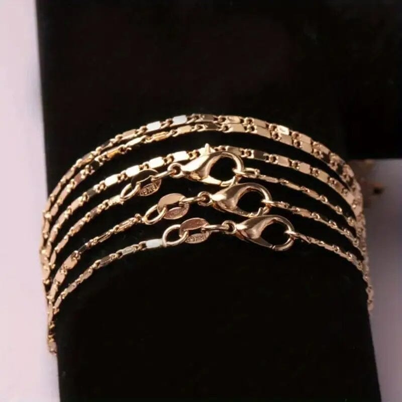 Italian 18K Gold Plated Punk Chain Necklace Outlet Free Shipping Authentic