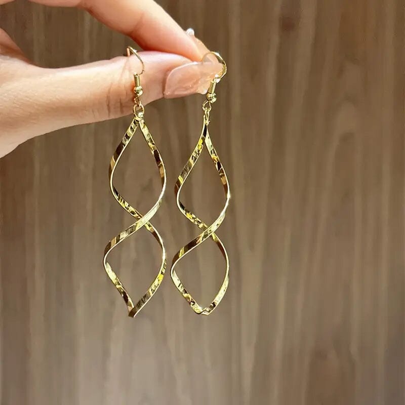 Spiral Design Dangle Earrings Cheap Sale Ebay