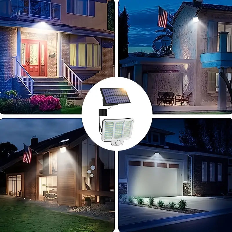 210LED Super Bright Motion Sensor Solar Strong Power LED Garden Wall Lamp Supply Sale Online