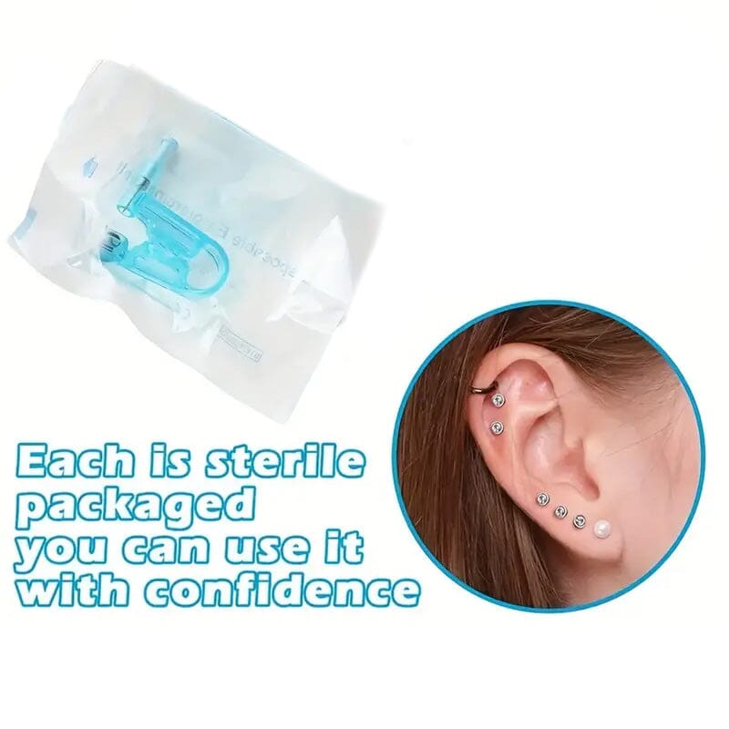 Disposable Safety Crystal Earring Piercer Machine with Stud Hot Sale Cheap Pice