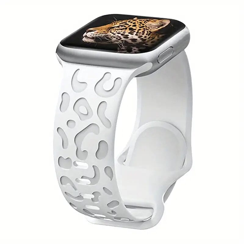 Leopard Engraved Replacement Band Compatible with iWatch Cheap Sale Exclusive