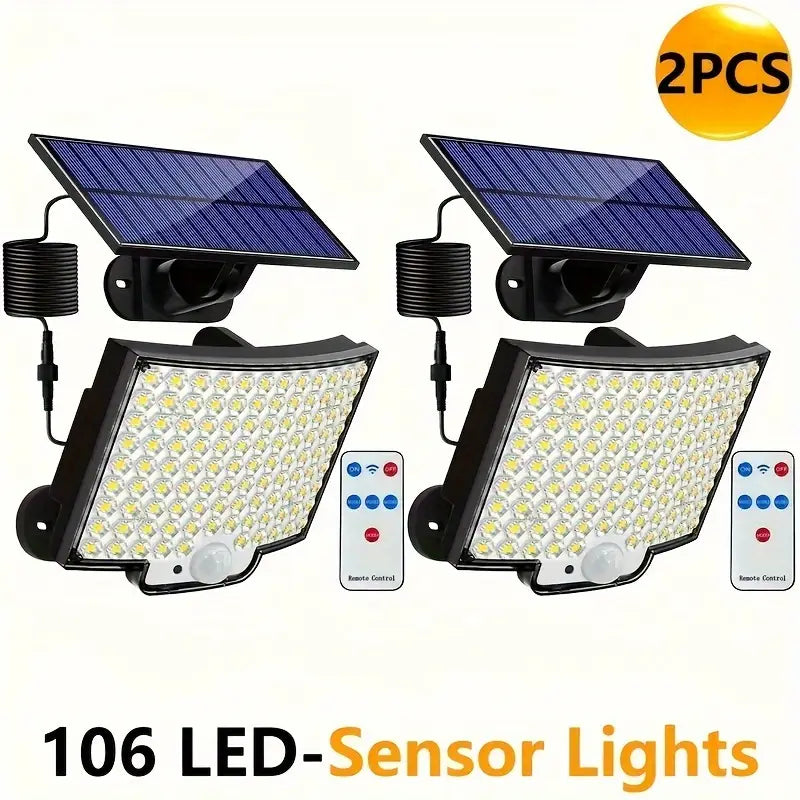 106 LED Security Lamp Dusk To Dawn 270° Wide Angle Outdoor Lighting Reliable Online