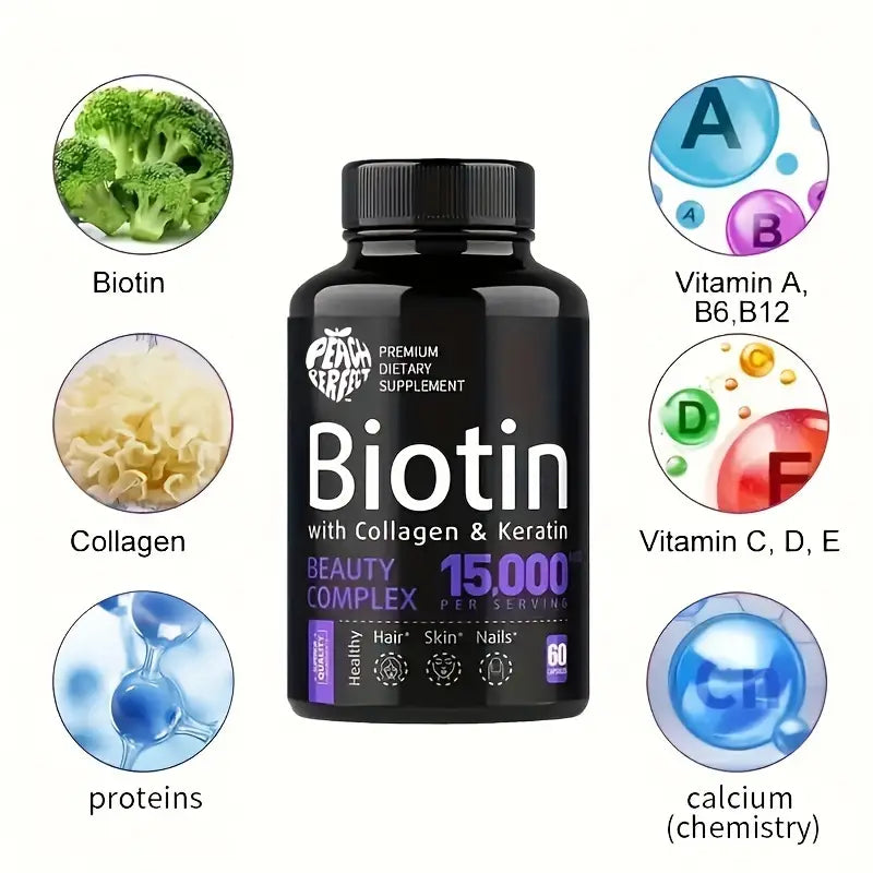 Biotin Capsules Multivitamin Collagen Keratin Supplement Hair Skin And Nail Vitamin Affordable Cheap Pice