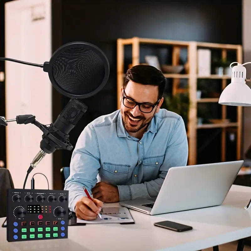 High-end Professional Podcast Equipment Kit and BM800 Condenser Microphone Free Shipping Wiki