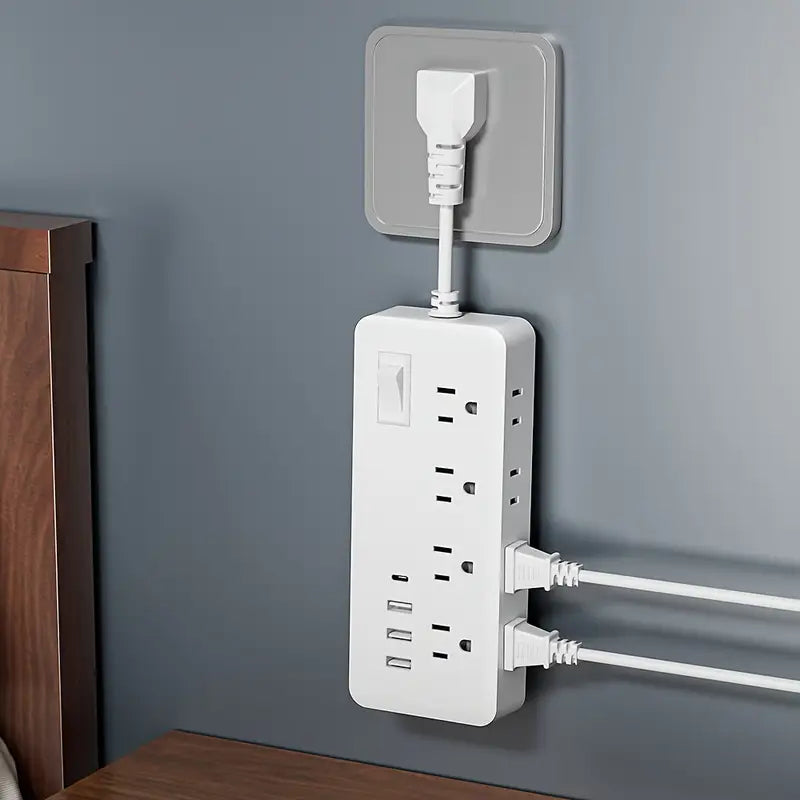 12-in-1 Power Socket with 8 AC sockets, 3 USB ports and 1 Type-C Interface Where To Buy Low Pice