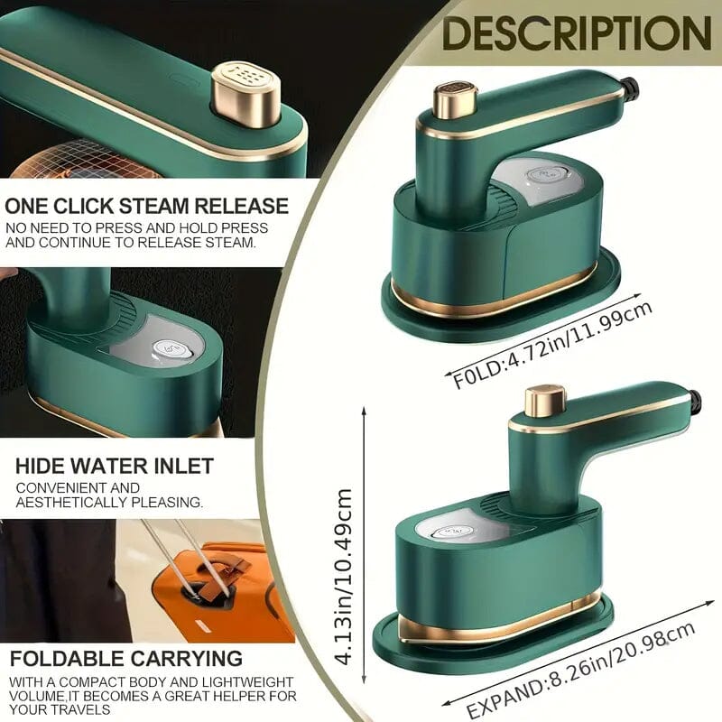 180° Rotating Mini Portable Folding Steam Iron Cheap Pice Discount Authentic