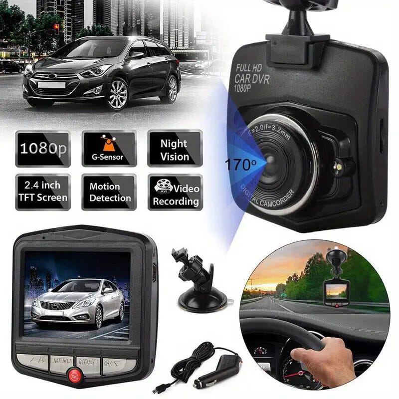 2.4-Inch Black Full HD 1080P Resolution Dashcam Good Selling Cheap Pice