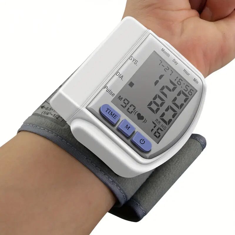 Automatic Digital Wrist Blood Pressure Monitor with Large LCD Display and Adjustable Cuff Cheap Online Store Manchester