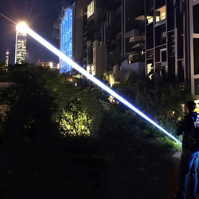 Super Bright Rechargeable Long Beam Flashlight Free Shipping Factory Outlet