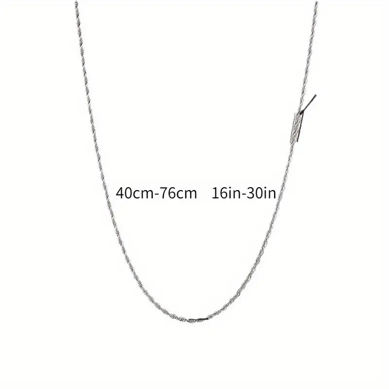 Twist Rope Chain Necklace Women's Jewelry Accessory Cheap Sale Collections