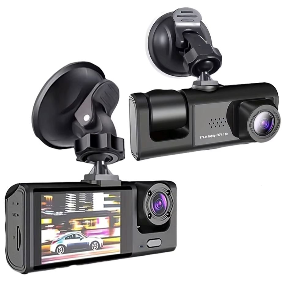 HD 1080P Car Dual Camera with IR Night Vision Loop Recording 2 IPS Screen Cheap Sale Sale