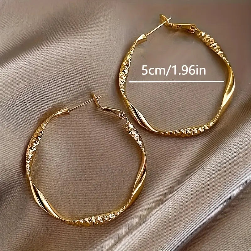 Delicate Silky Texture Design Women's Earrings Outlet Pices