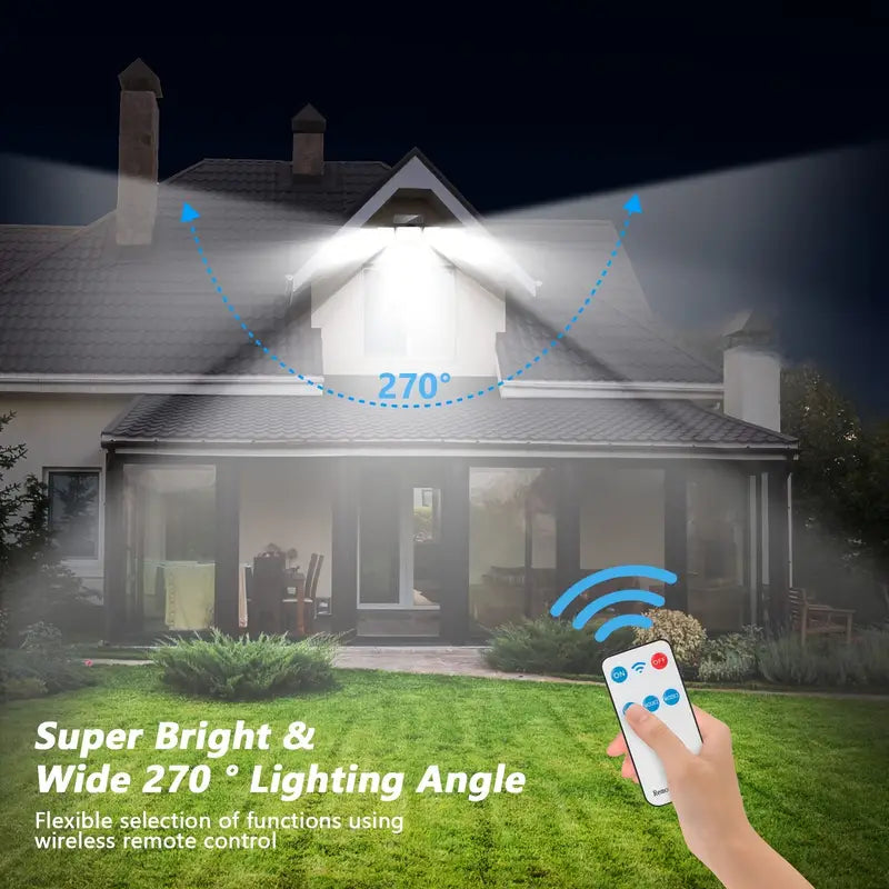 2-Pack: Super Bright Solar Motion Sensor Outdoor Light with Remote Free Shipping Limited Edition