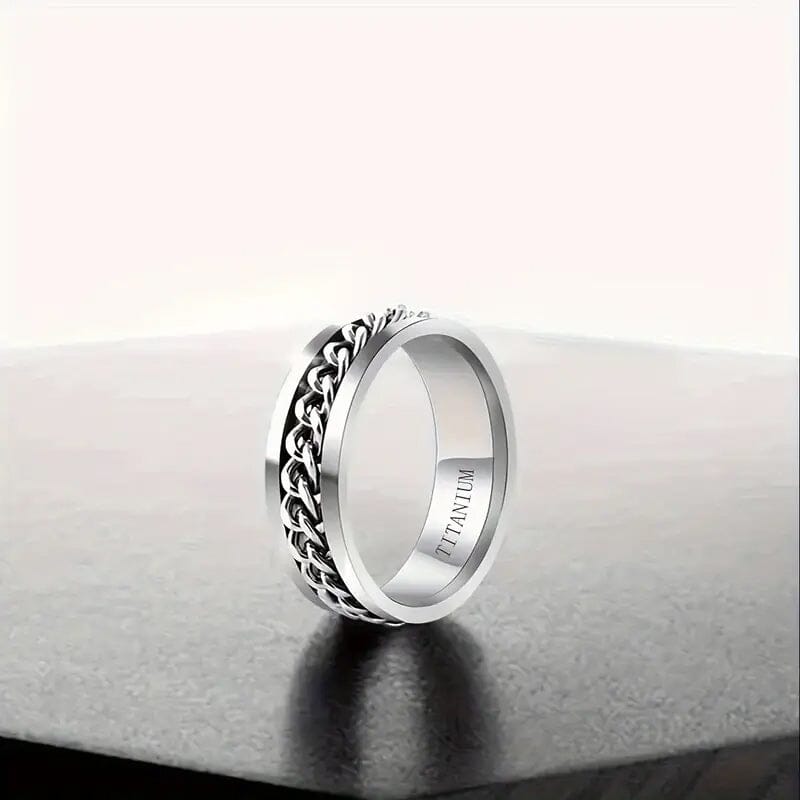 Men's 8mm Titanium Steel Ring Cheap Purchase