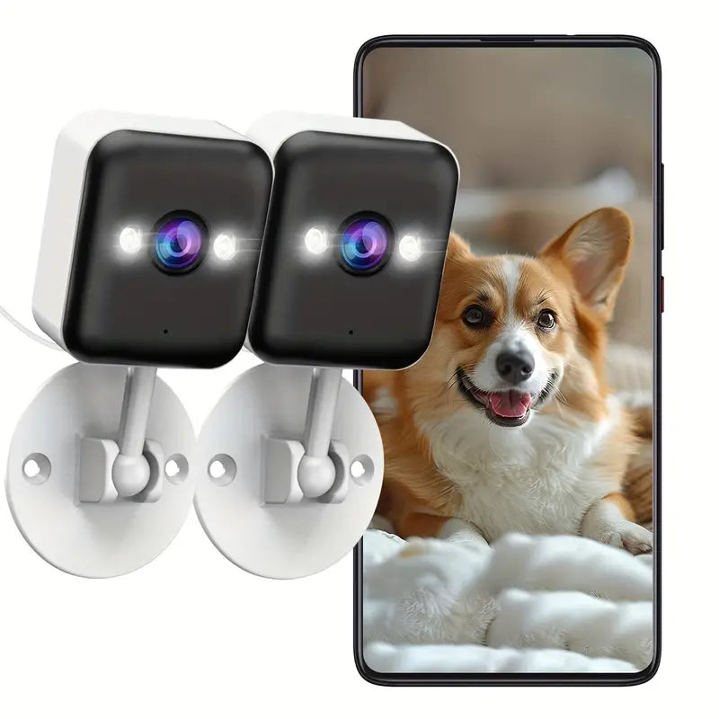 2-Pack: 1080P FHD Wireless Surveillance Camera, Full-Color Night Vision, Two-Way Voice & More Store Sale