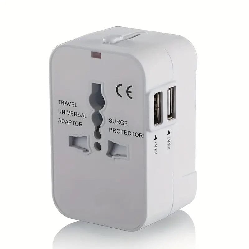 All-in-One Universal Travel Charger with Dual USB Charging Ports Cheap Sale 2025 New