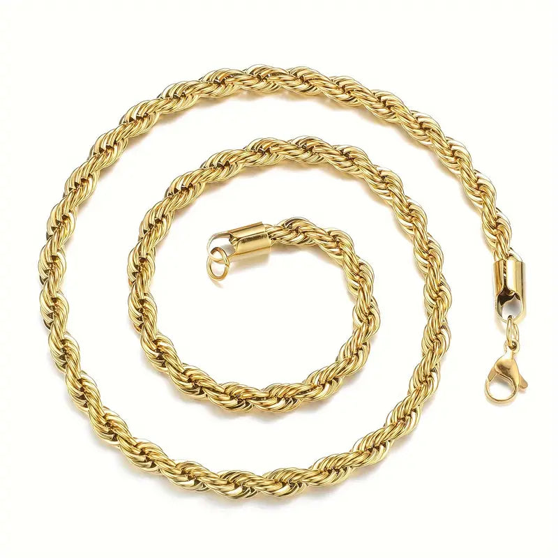 10K Solid Gold Rope Chain Visit New