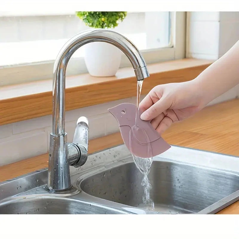 Penguin-shaped Soft Kitchen Stain Scraper Tool Browse For Sale